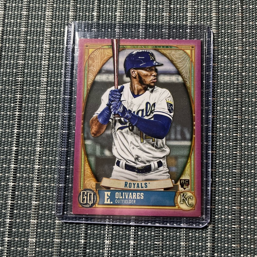 Num RC: 18/75 ⚾️ Edward Olivares Topp’s (GQ) Gypsy Queen Rookie Baseball Card #4
